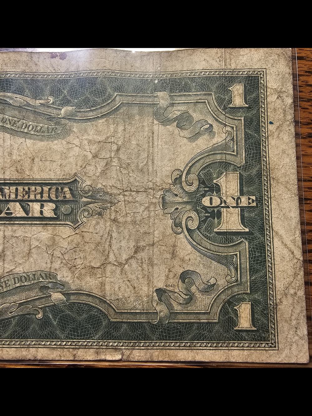 1923 Silver Certificate Banknote, Also Known As The Horse Blanket - Picture 8 of 8